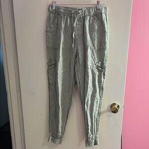 Nicole Miller Sage Green Joggers
